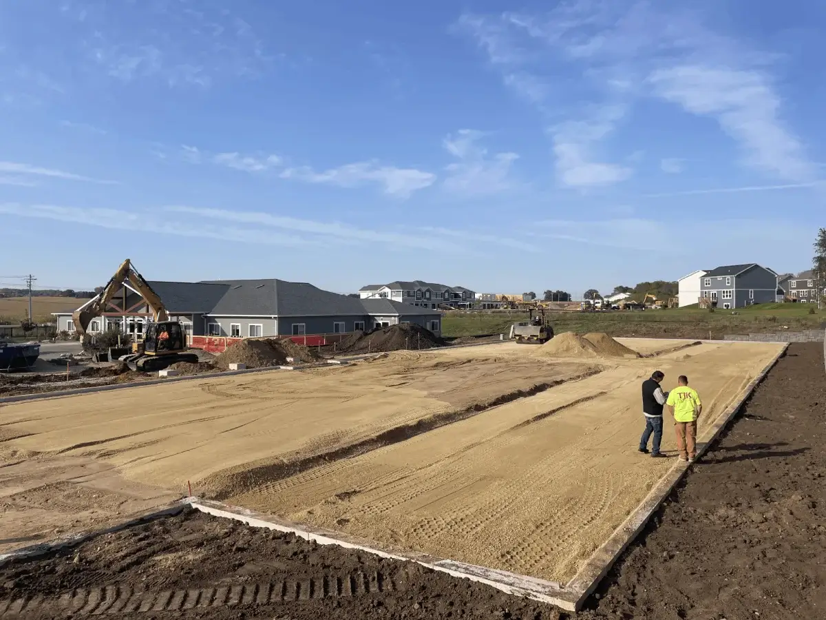 Flat Beehive Homes Construction site Oregon, WI