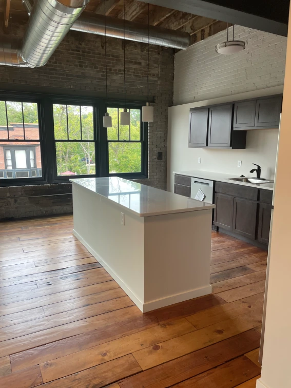 kitchen in loft unit